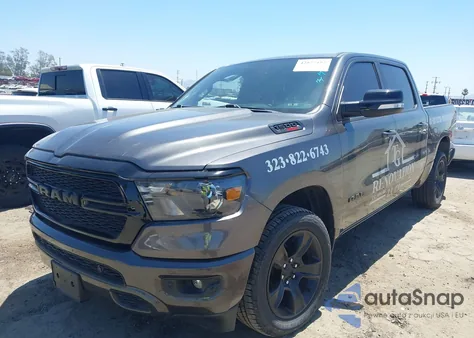 2022 Ram 1500 Big Horn 4X2 5'7 Box from USA, damaged, VIN 1C6RREFM4NN398173